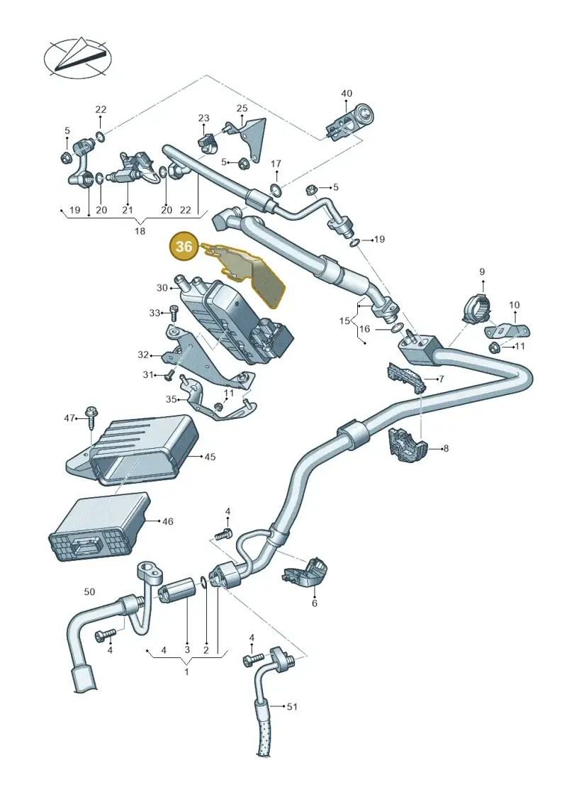 4KL819818 — Audi Q8 e-tron (2018-2025) diagram 586260850, position 36