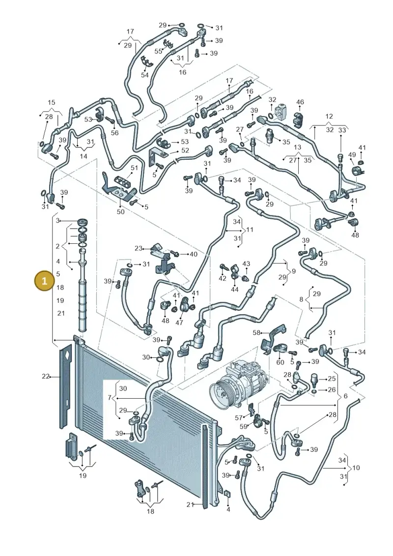4L0260401A — Audi Q7 qu. 3.0 TDI (2009-2015) diagram 274820550, position 1