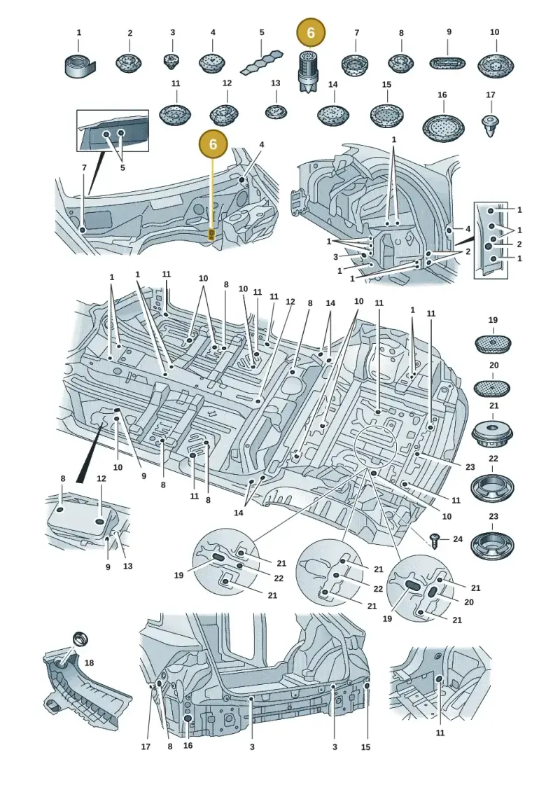 4L0819419 — Audi RS Q8 Quattro (2019-) diagram 429803036, position 6