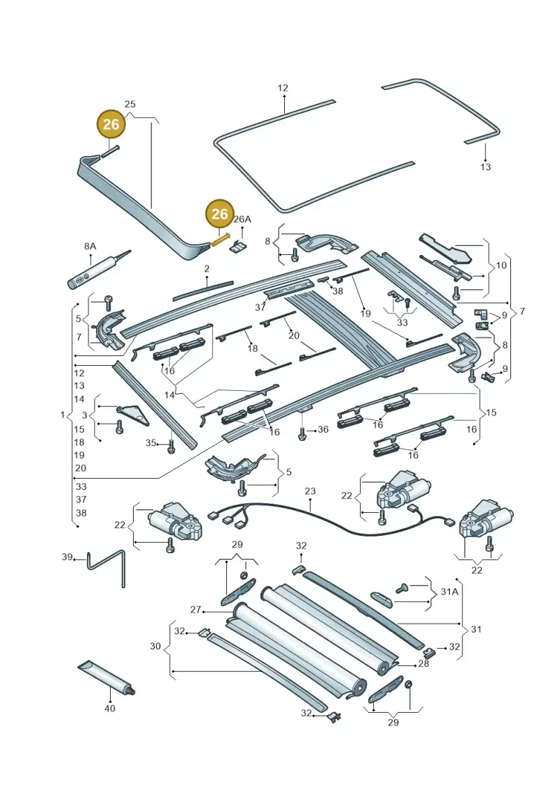 4L0898671B — Audi Q7 qu. 3.0 TDI (2009-2015) diagram 493877000, position 26