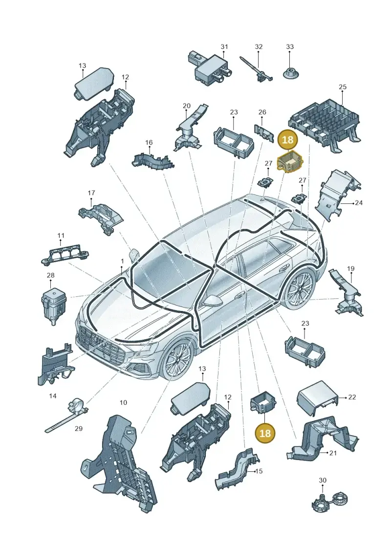 4L0937545A — Audi RS Q8 Quattro (2019-) diagram 429971800, position 18