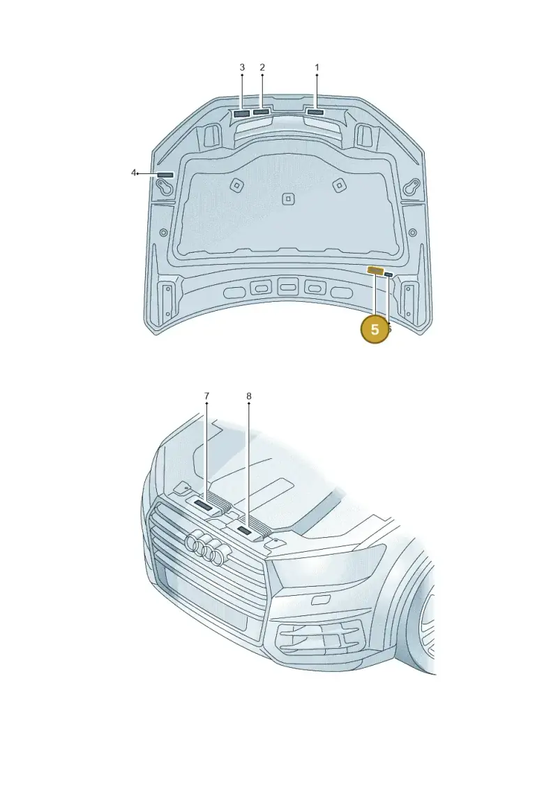 4M0010515E — Audi Q7 (2015-2025) diagram 859010100, position 5