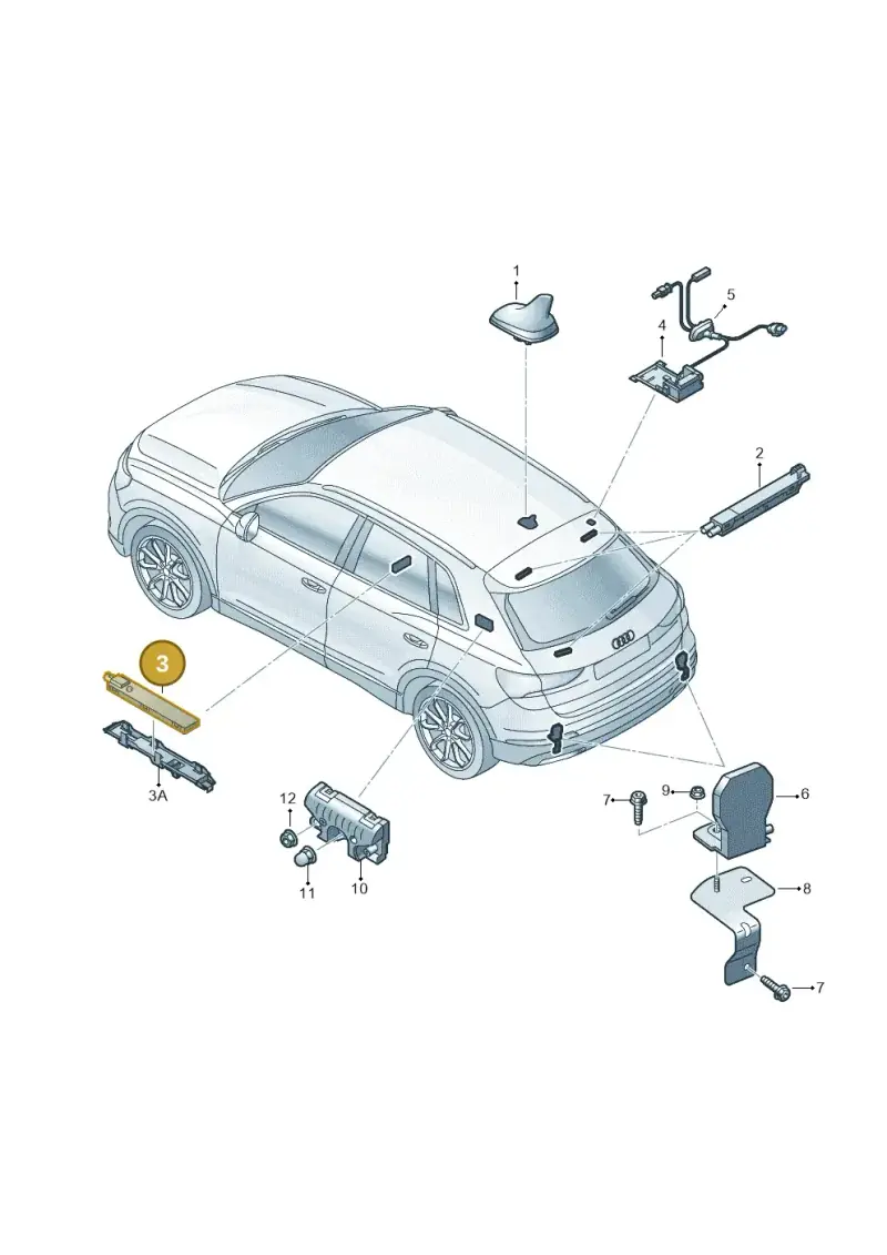 4M0035504 — Audi RS Q3 Sportback (2019-2024) diagram 597035100, position 3