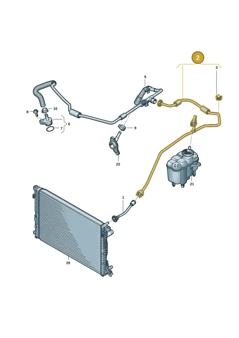 4M0121081DB — Audi Q8 Quattro 3,0 (2018-) diagram 859121211, position 2
