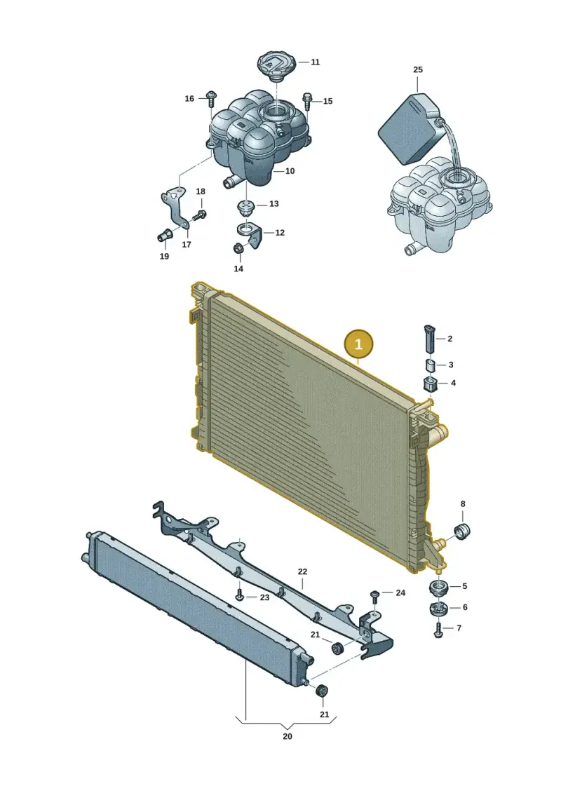 4M0121251M — Audi RS Q8 (2019-2025) diagram 595121016, position 1