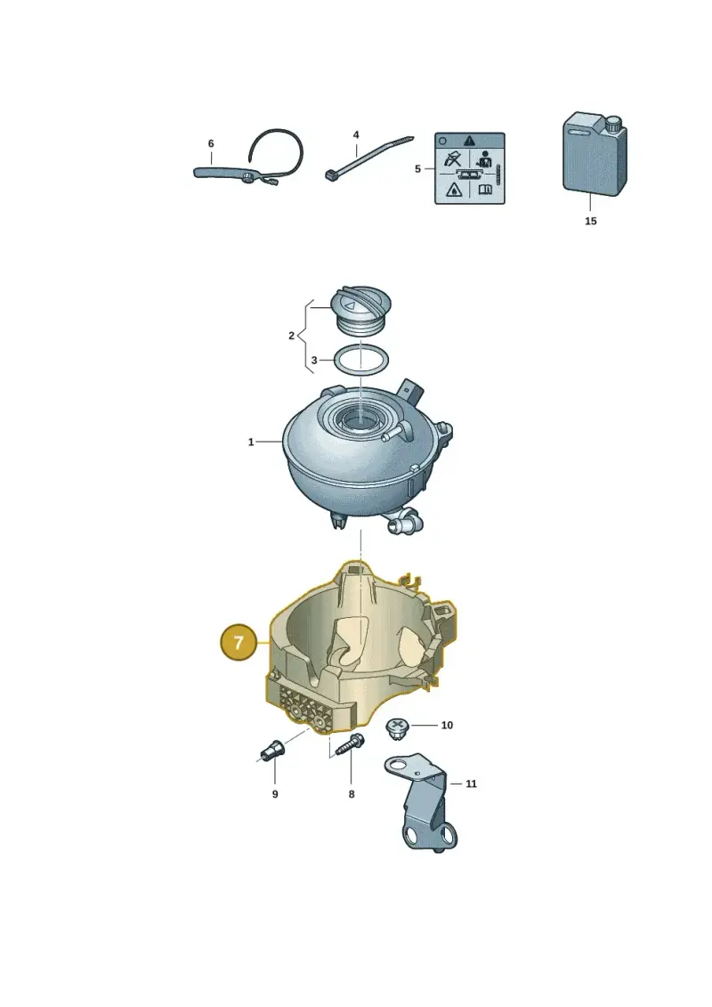 4M0121412G — Audi Q8 Quattro 3,0 (2018-) diagram 859121154, position 7
