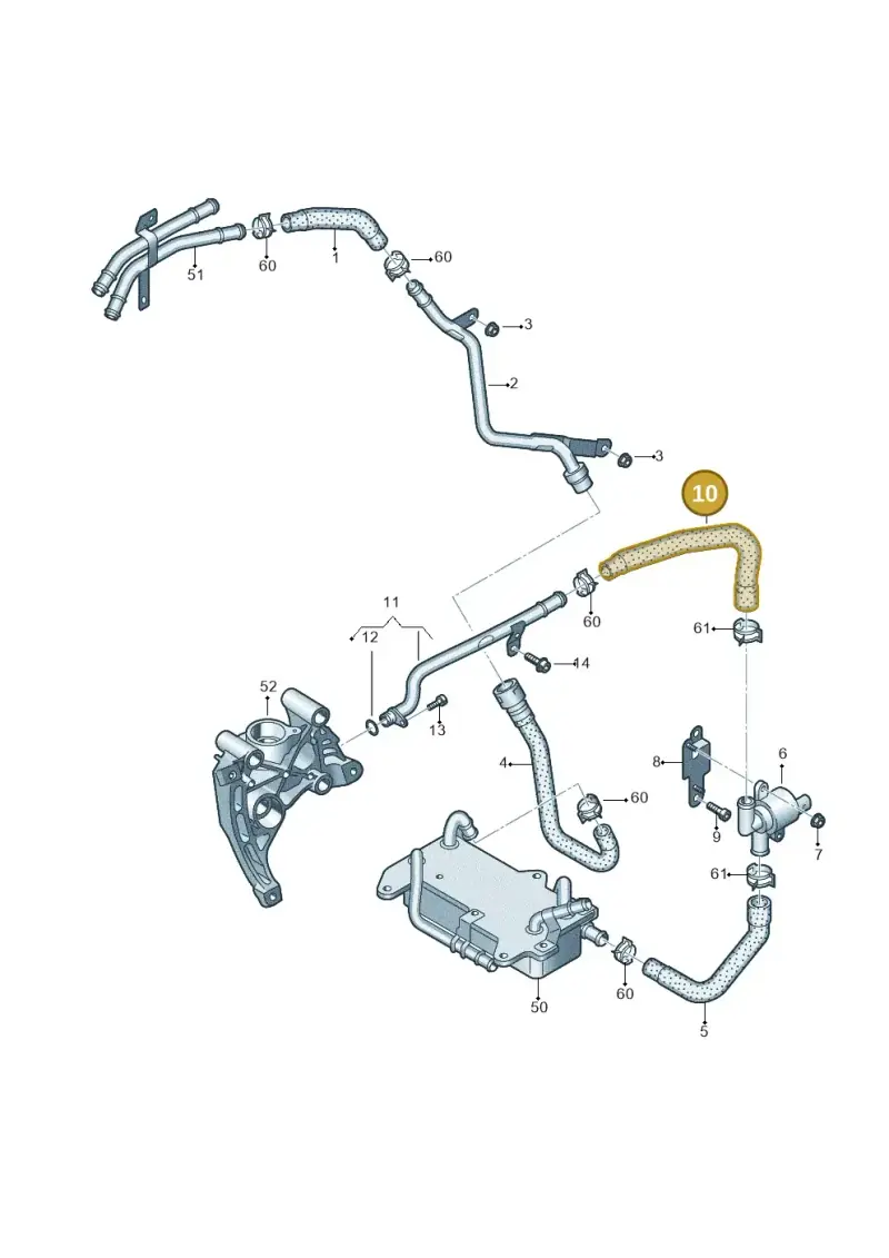 4M0122056AC — Audi Q7 qu. 3.0 TDI (2015-2019) diagram 859121280, position 10