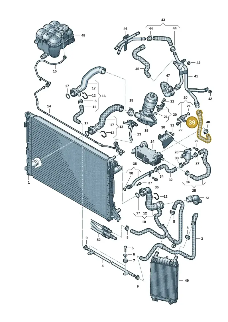 4M0122449AC — Audi Q8 Quattro 3,0 (2018-) diagram 859121188, position 39