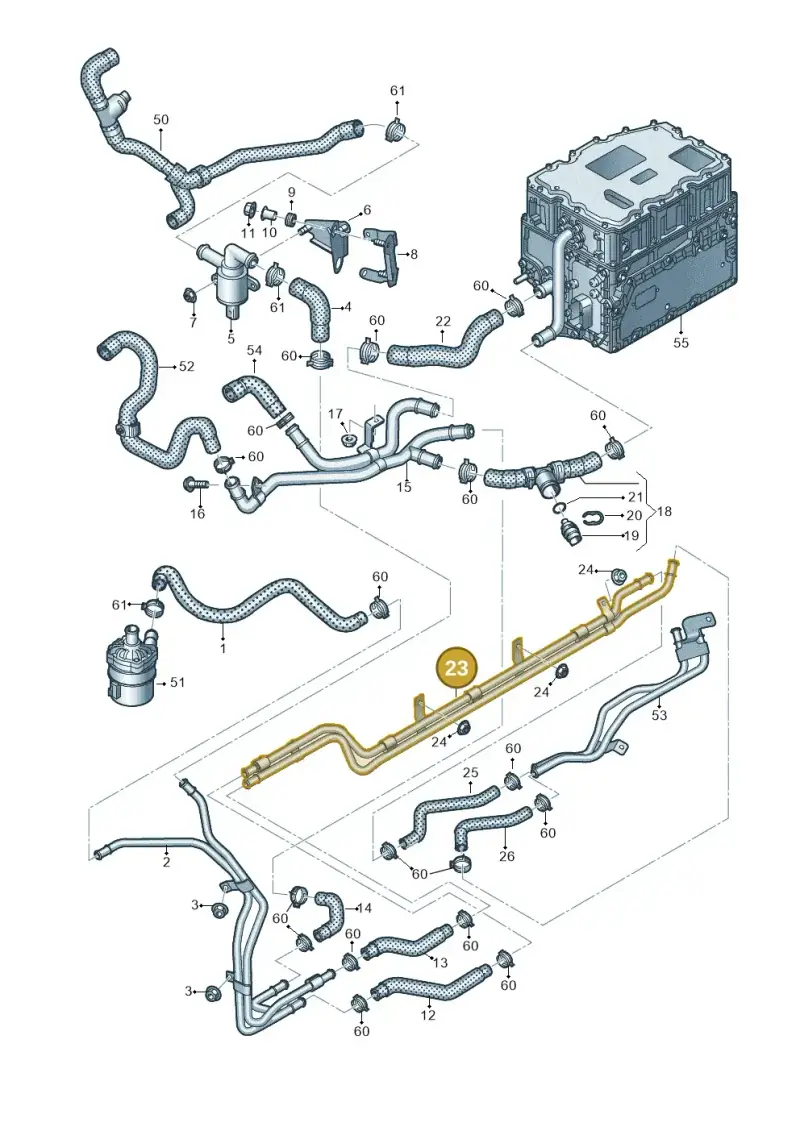 4M0122480B — Audi Q7 qu. 3.0 TDI (2015-2019) diagram 859121520, position 23