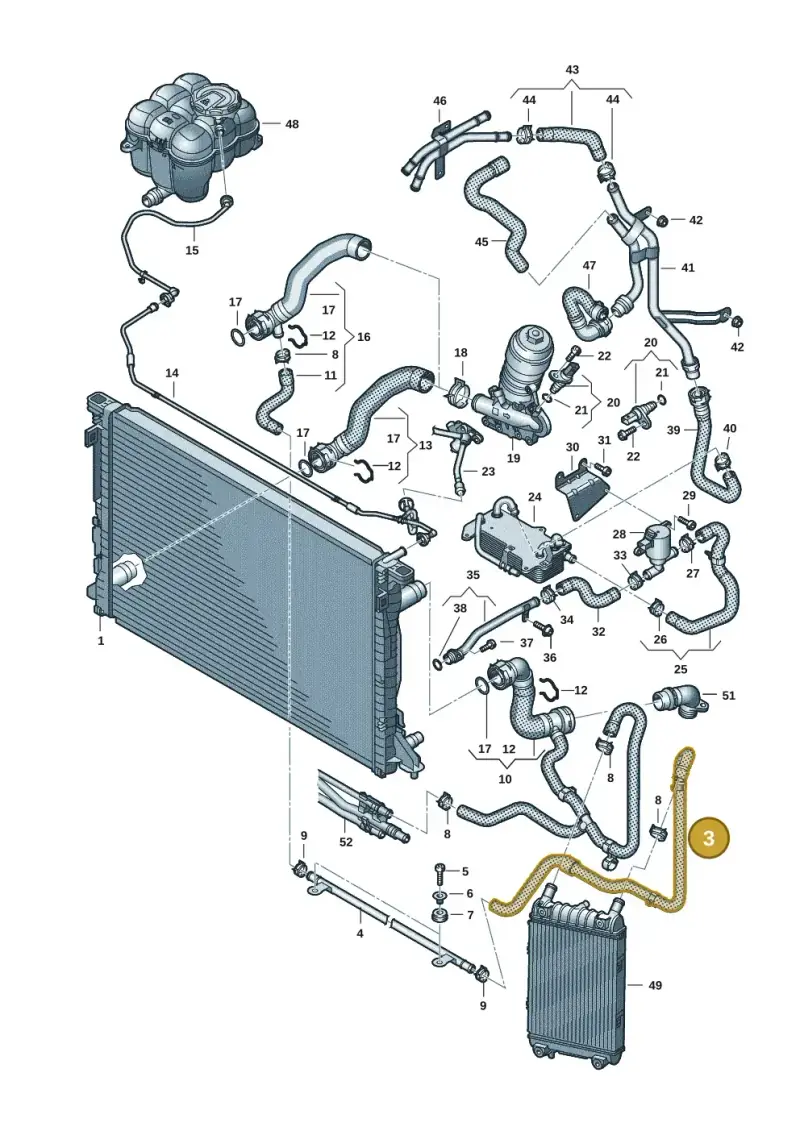 4M0122901K — Audi Q8 Quattro 3,0 (2018-) diagram 859121188, position 3