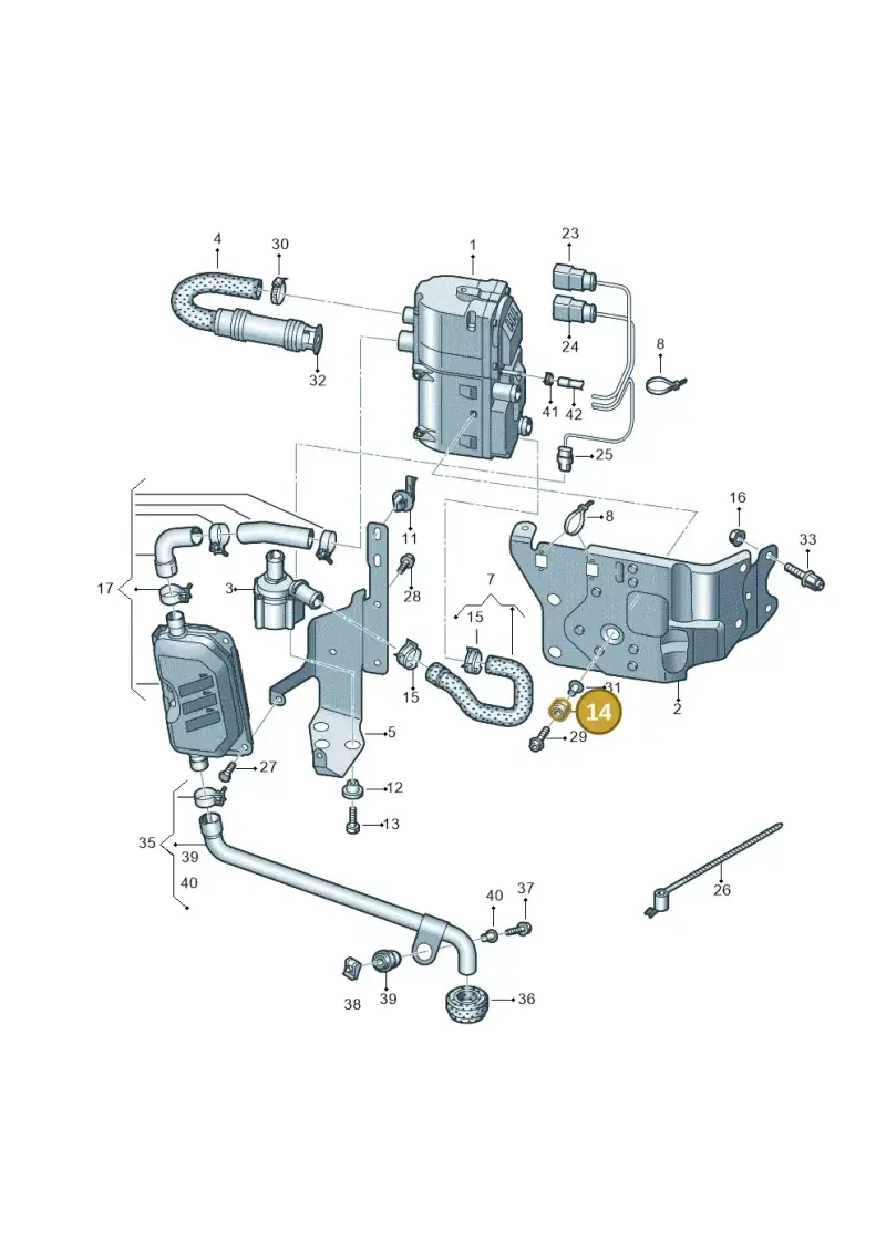 4M0129669 — Audi Q5 (2016-2020) diagram 896261000, position 14