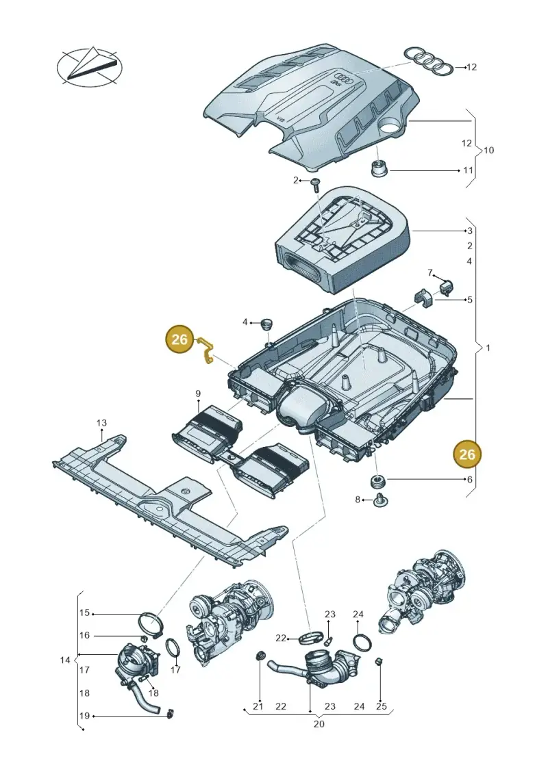 4M0129797A — Audi RS Q8 (2019-2025) diagram 429133080, position 26