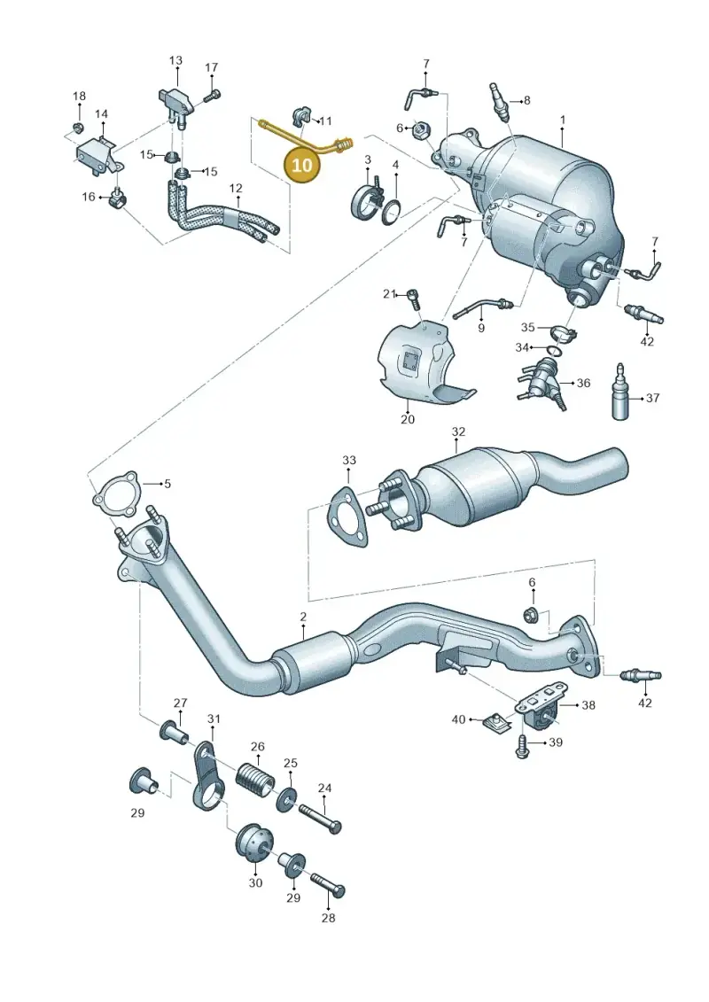 4M0131205E — Audi Q7 qu. 3.0 TDI (2015-2019) diagram 859253720, position 10