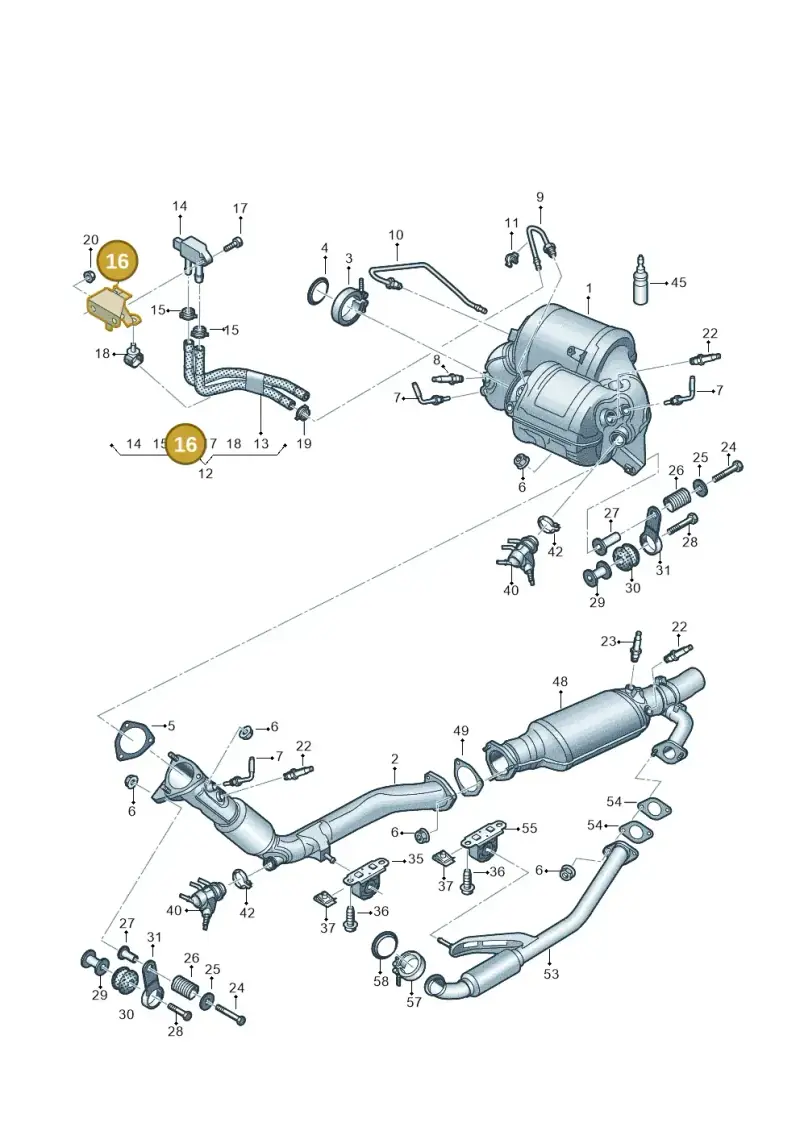 4M0131649H — Audi Q8 Quattro 3,0 (2018-) diagram 429253730, position 16