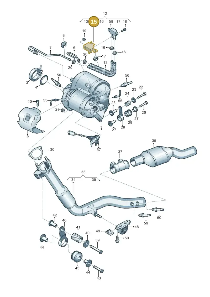 4M0131649H — Audi Q8 Quattro 3,0 (2018-) diagram 859253680, position 15