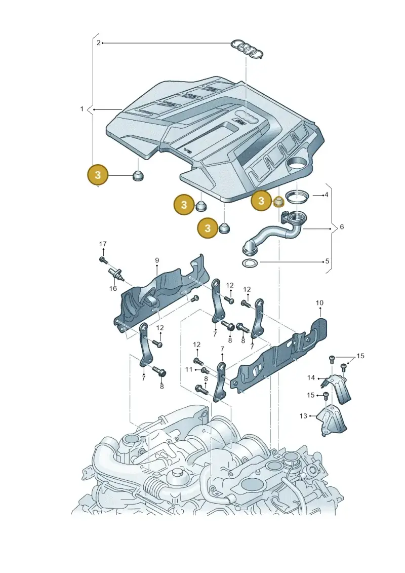 4M0133567C — Audi RS Q8 Quattro (2019-) diagram 595103049, position 3