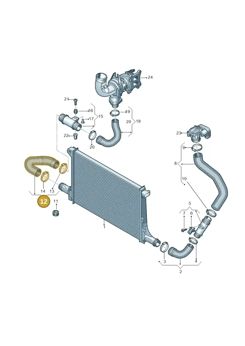 4M0145708L — Audi Q8 Quattro 3,0 (2018-) diagram 859145380, position 12