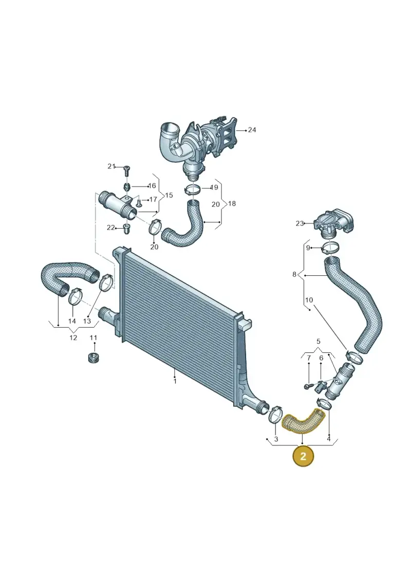 4M0145709G — Audi Q8 Quattro 3,0 (2018-) diagram 859145380, position 2