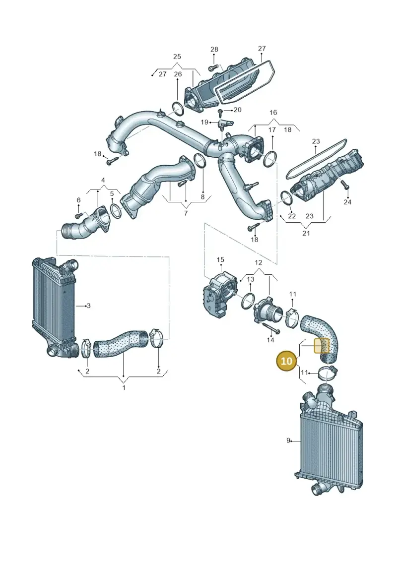 4M0145737AS — Audi Q8 Quattro 3,0 (2018-) diagram 439145020, position 10
