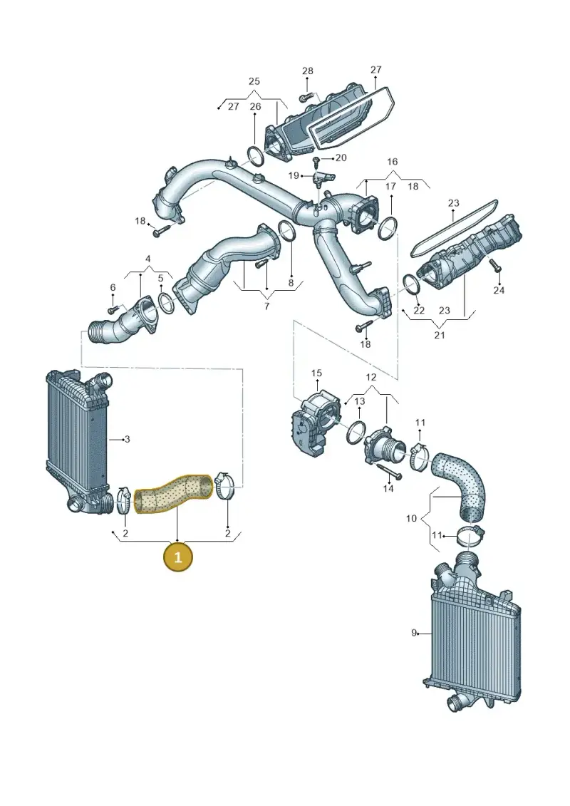 4M0145738AG — Audi Q8 (2018-2025) diagram 439145020, position 1