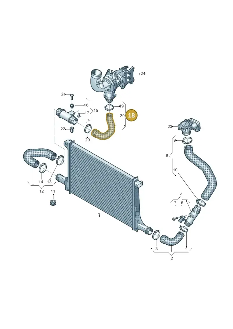 4M0145738R — Audi Q8 Quattro 3,0 (2018-) diagram 859145380, position 18
