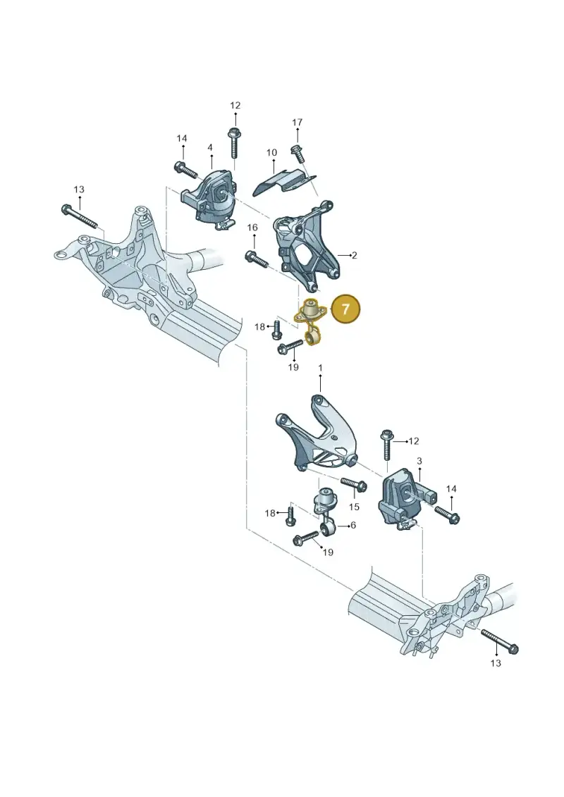 4M0199870AM — Audi Q5 qu. 2.0 (2018-) diagram 849199200, position 7