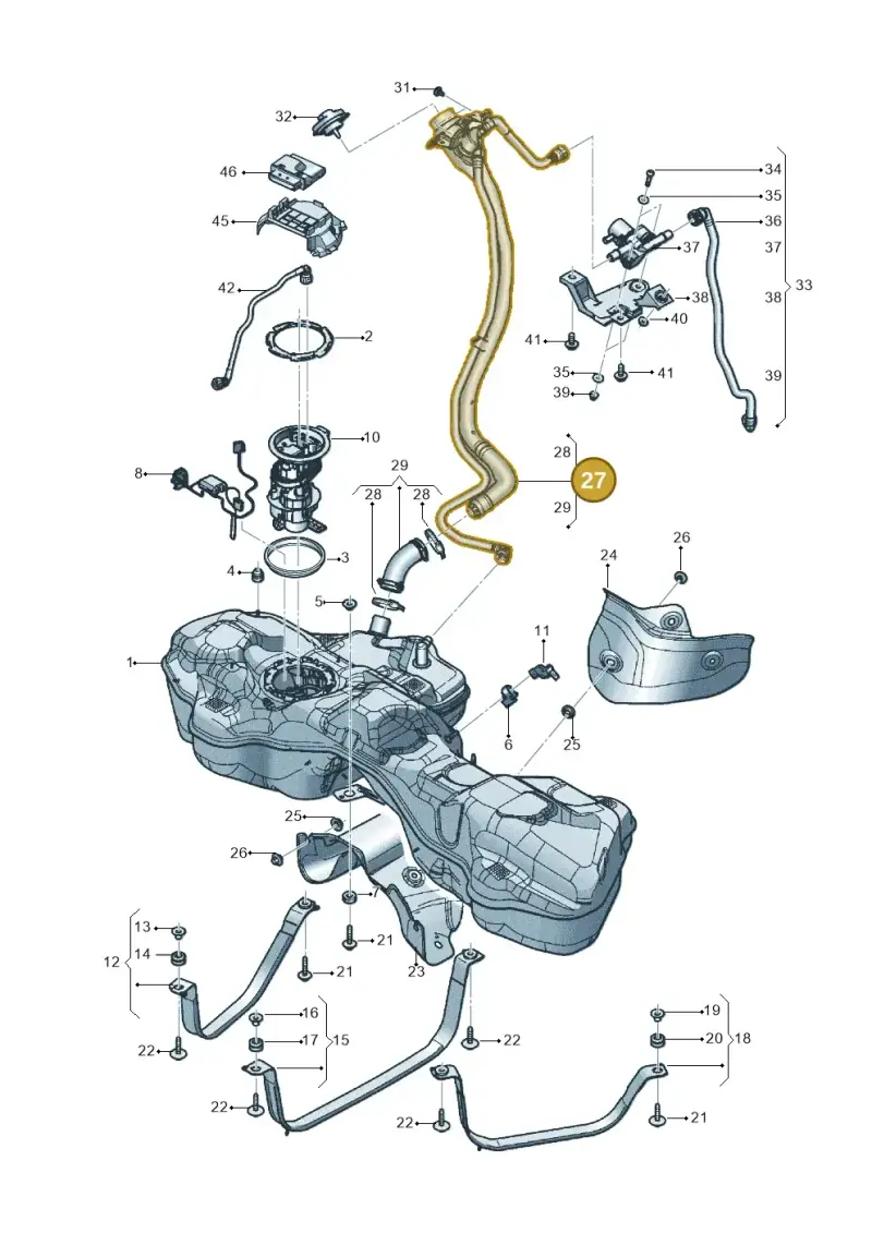 4M0201135AD — Audi Q8 (2018-2025) diagram 429201200, position 27