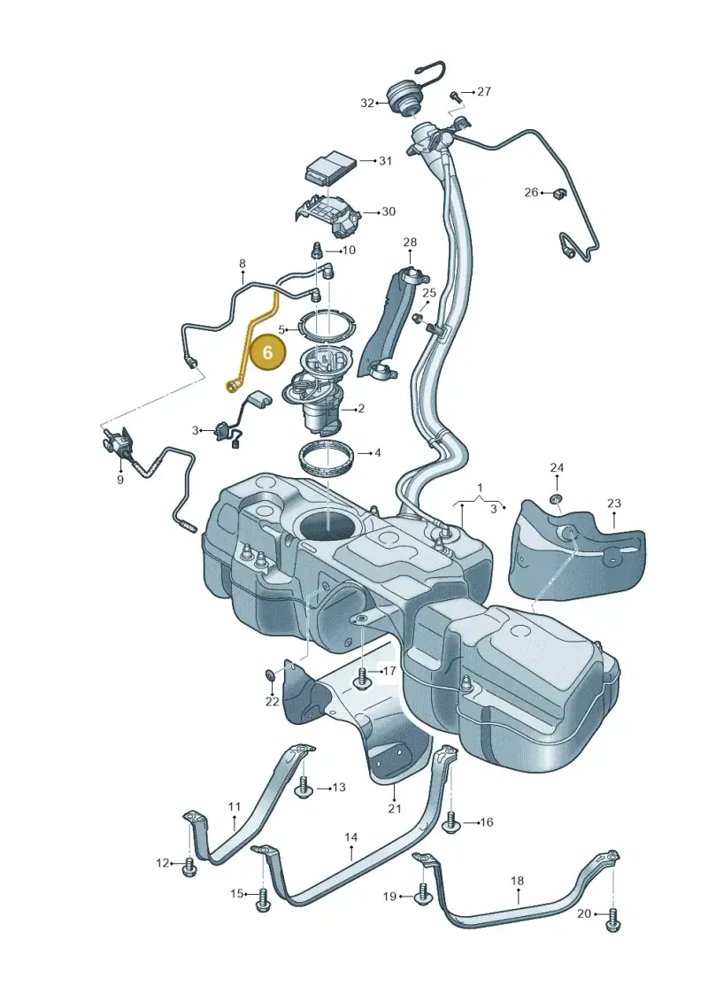 4M0201220C — Audi RS Q8 Quattro (2019-) diagram 429201000, position 6