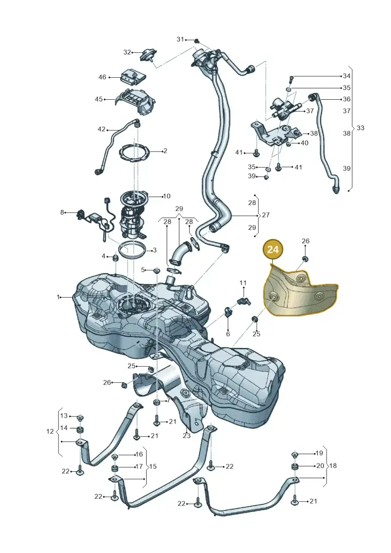 4M0201308E — Audi Q8 (2018-2025) diagram 429201200, position 24