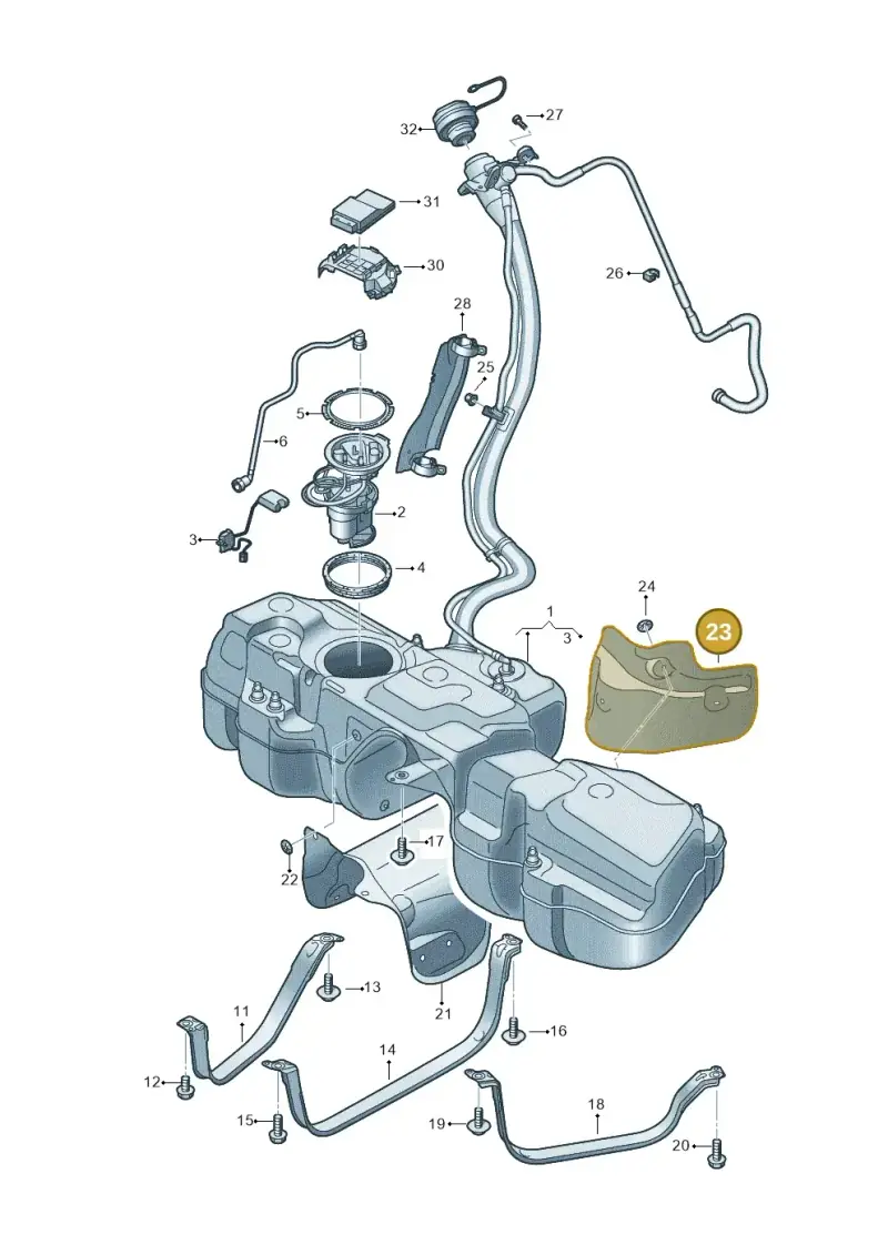 4M0201308G — Audi RS Q8 Quattro (2019-) diagram 595201110, position 23