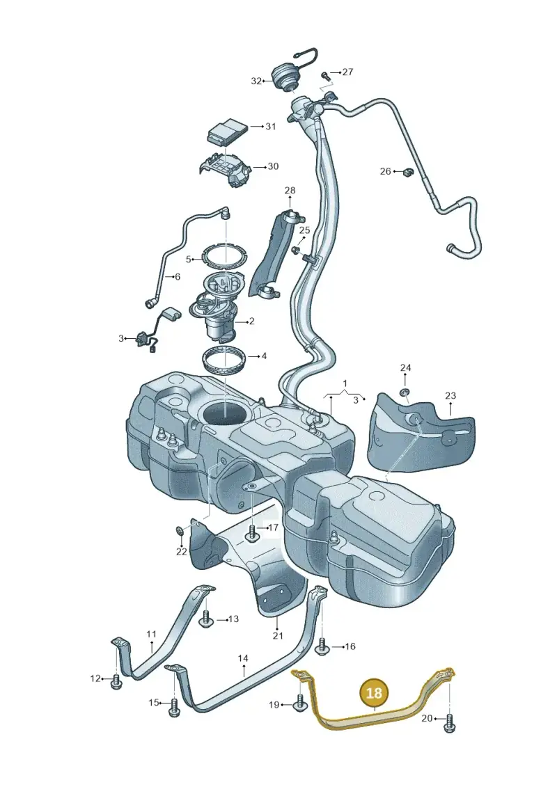 4M0201391C — Audi RS Q8 Quattro (2019-) diagram 595201110, position 18