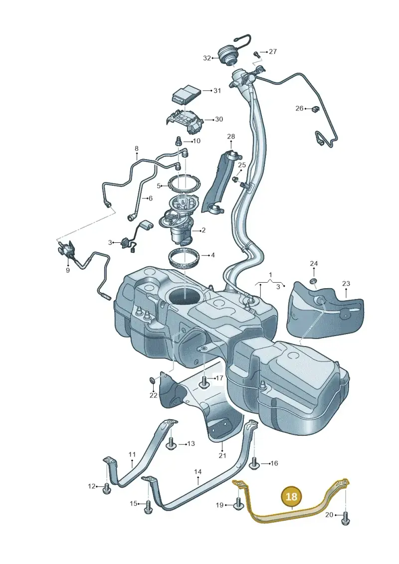 4M0201391C — Audi RS Q8 Quattro (2019-) diagram 429201000, position 18