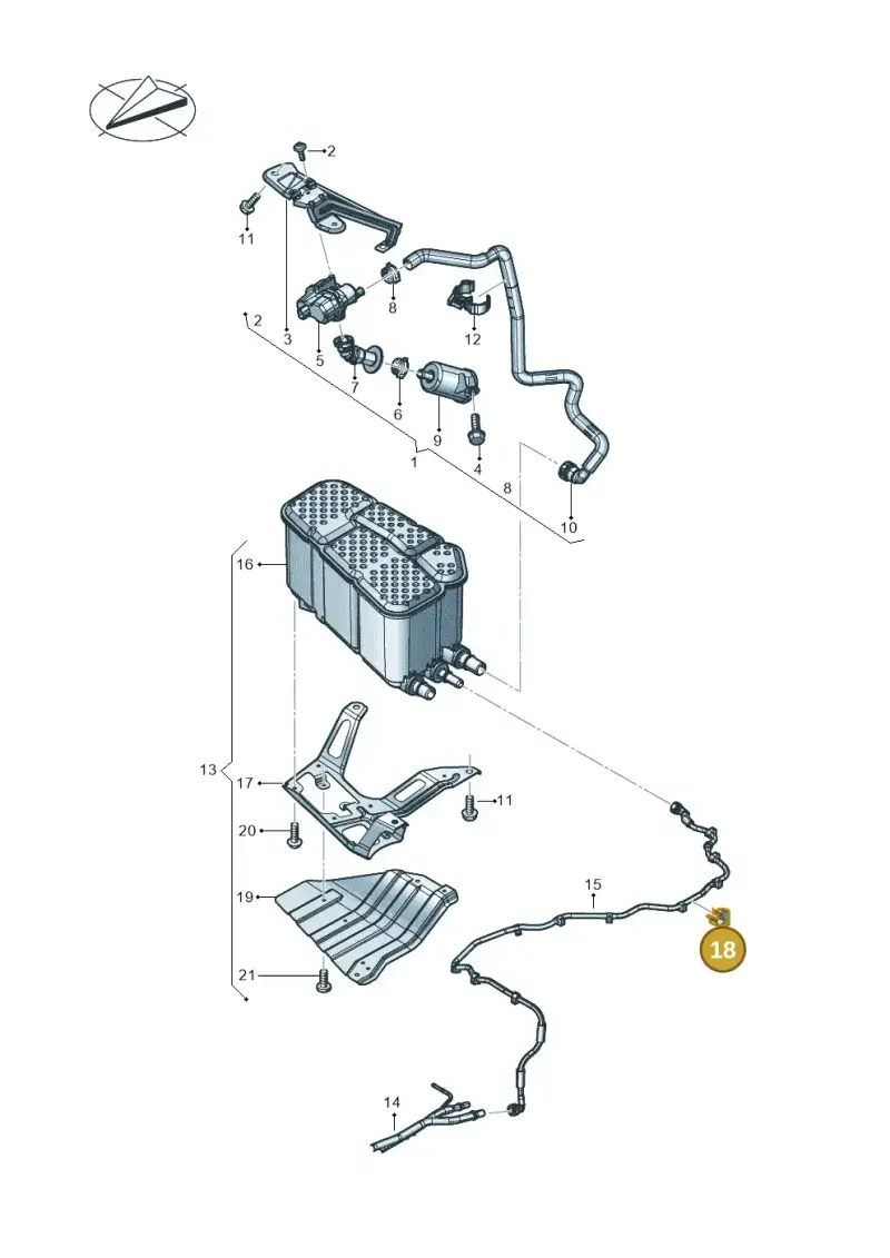 4M0201449N — Audi RS Q8 Quattro (2019-) diagram 624201030, position 18