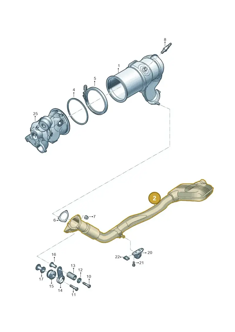 4M0253300Q — Audi Q8 Quattro 3,0 (2018-) diagram 429253450, position 2