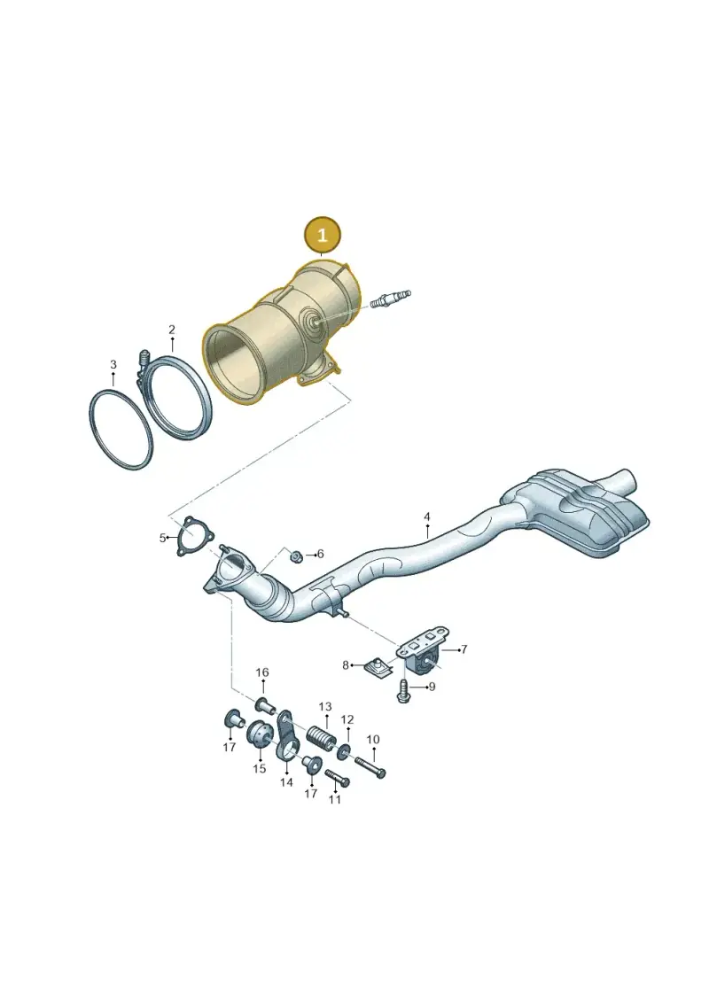 4M0254200TX — Volkswagen Touareg (2017-2025) diagram 439253040, position 1