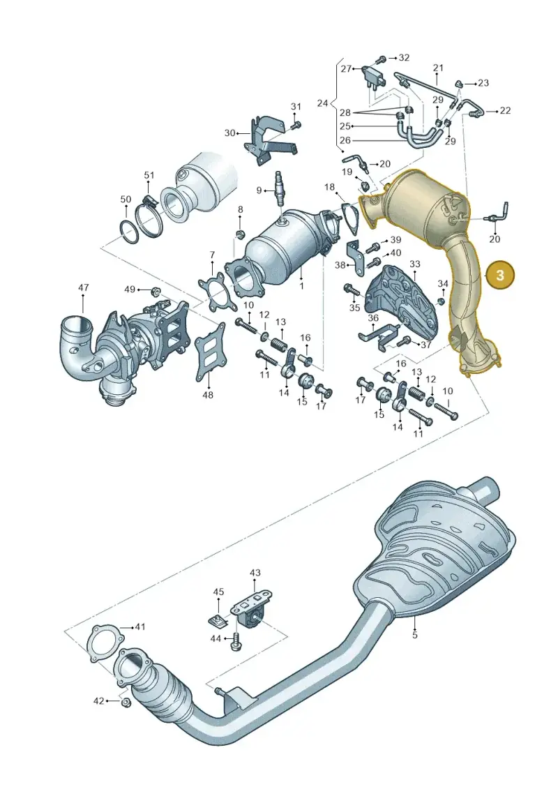 4M0254800H — Audi Q8 (2018-2025) diagram 429253350, position 3