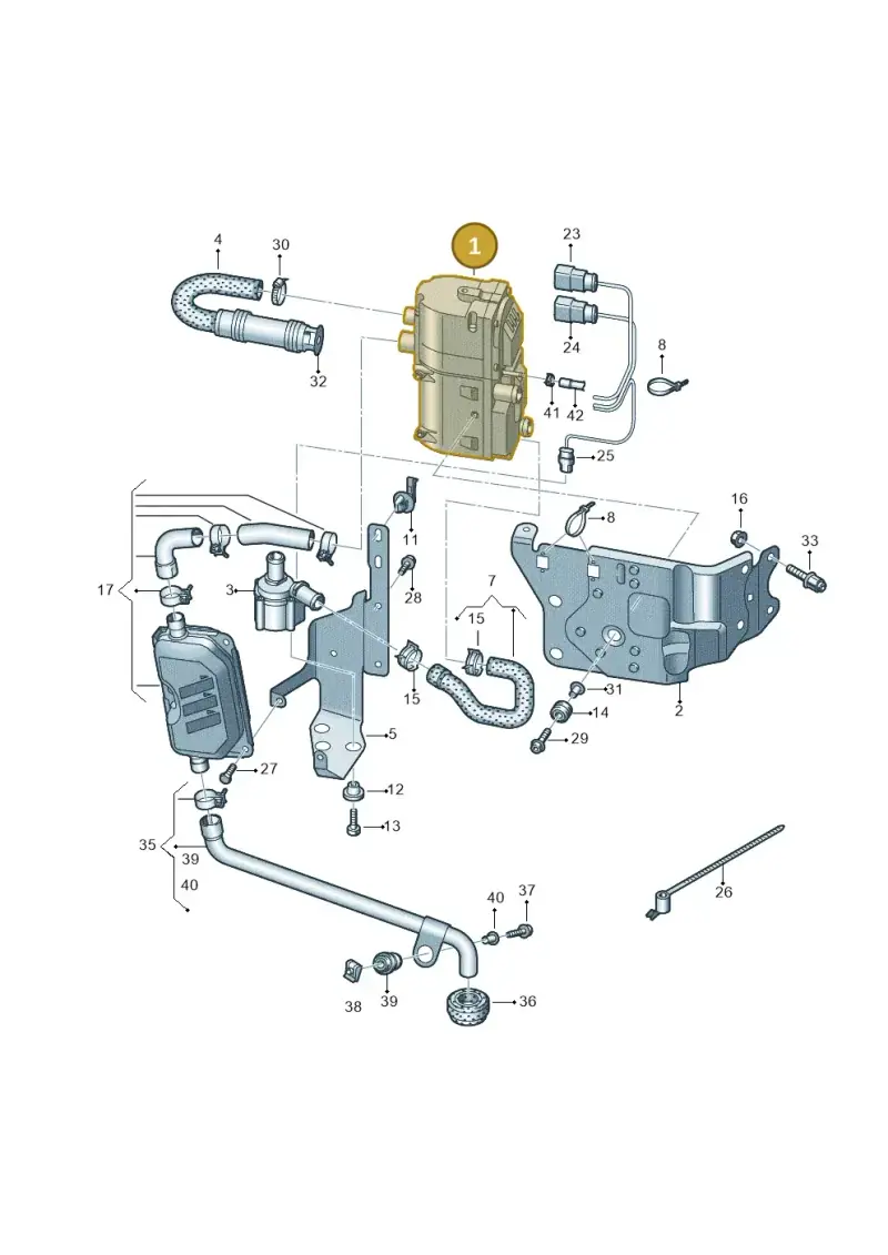 4M0265105E — Audi Q5 (2016-2020) diagram 896261000, position 1