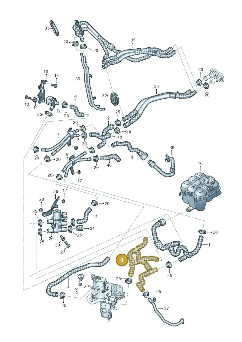 4M0265347S — Audi Q8 Quattro 3,0 (2018-) diagram 859265050, position 4