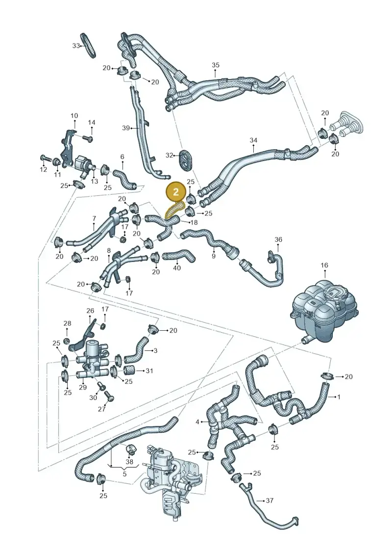 4M0265374R — Audi Q8 Quattro 3,0 (2018-) diagram 859265050, position 2