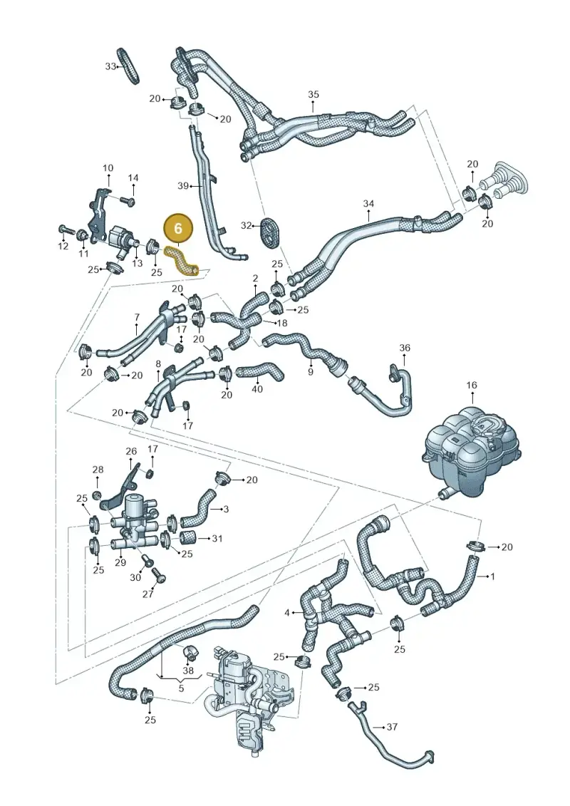 4M0265379A — Audi Q8 Quattro 3,0 (2018-) diagram 859265050, position 6