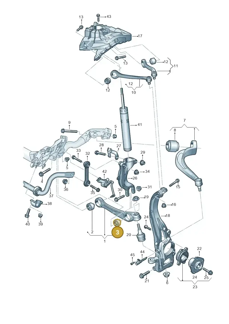 4M0407181 — Audi RS6 Avant (2019-) diagram 859407000, position 3