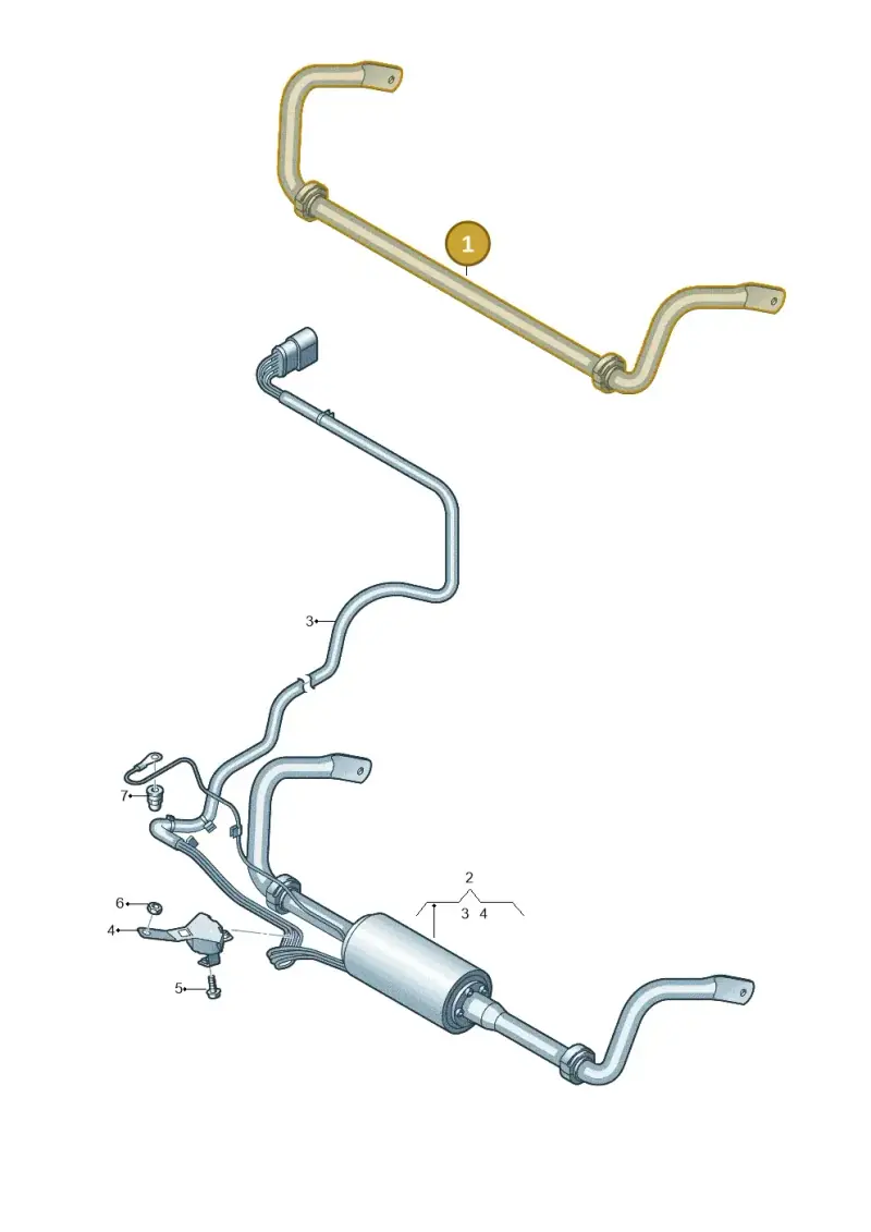 4M0411305B — Audi RS Q8 Quattro (2019-) diagram 859407100, position 1