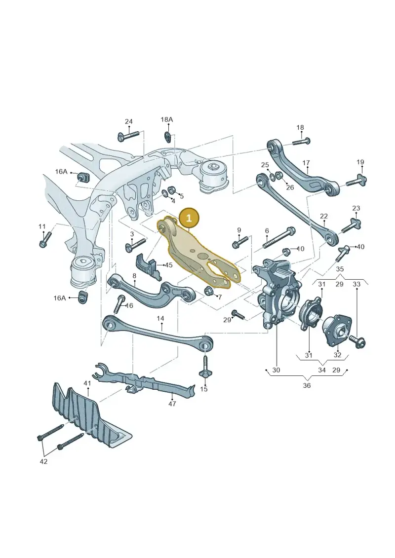 4M0505311J — Audi Q8 e-tron (2018-2025) diagram 435505300, position 1
