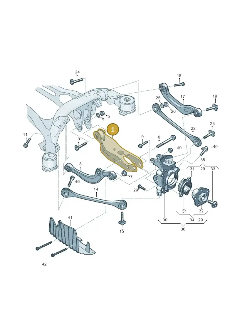 4M0505311J — Audi RS Q8 (2019-2025) diagram 859505050, position 1