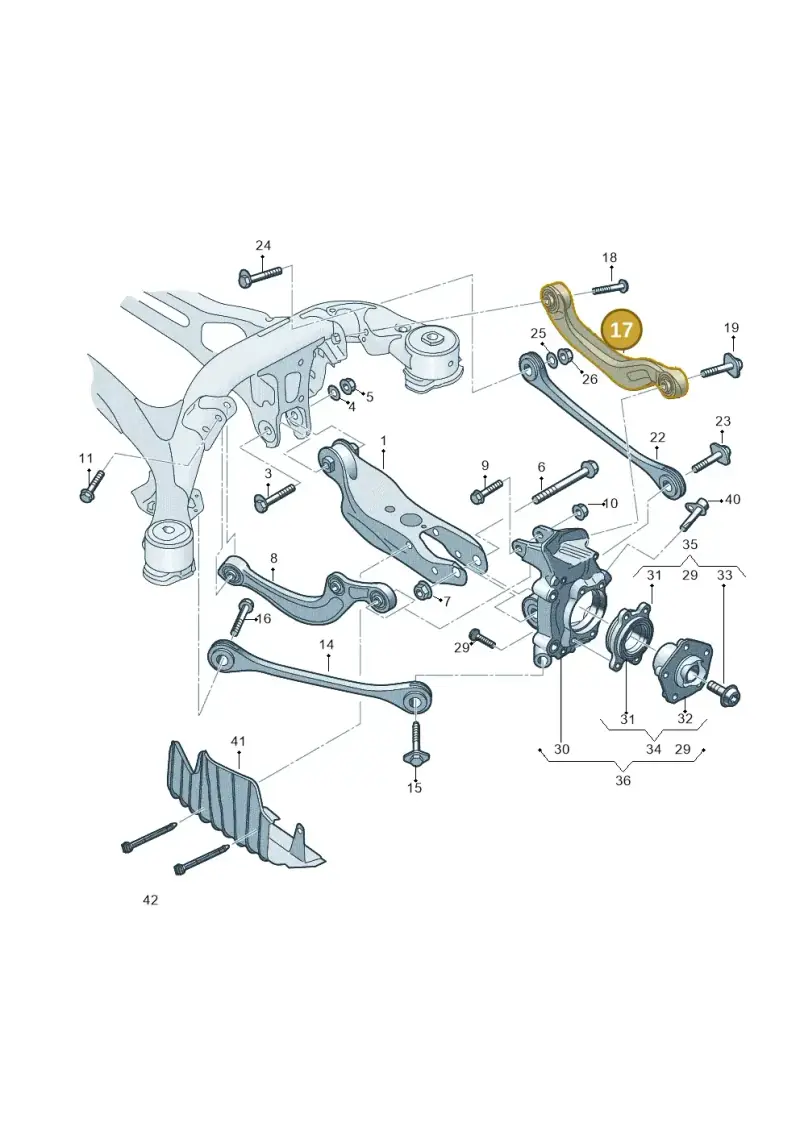 4M0505398P — Audi RS Q8 Quattro (2019-) diagram 859505050, position 17