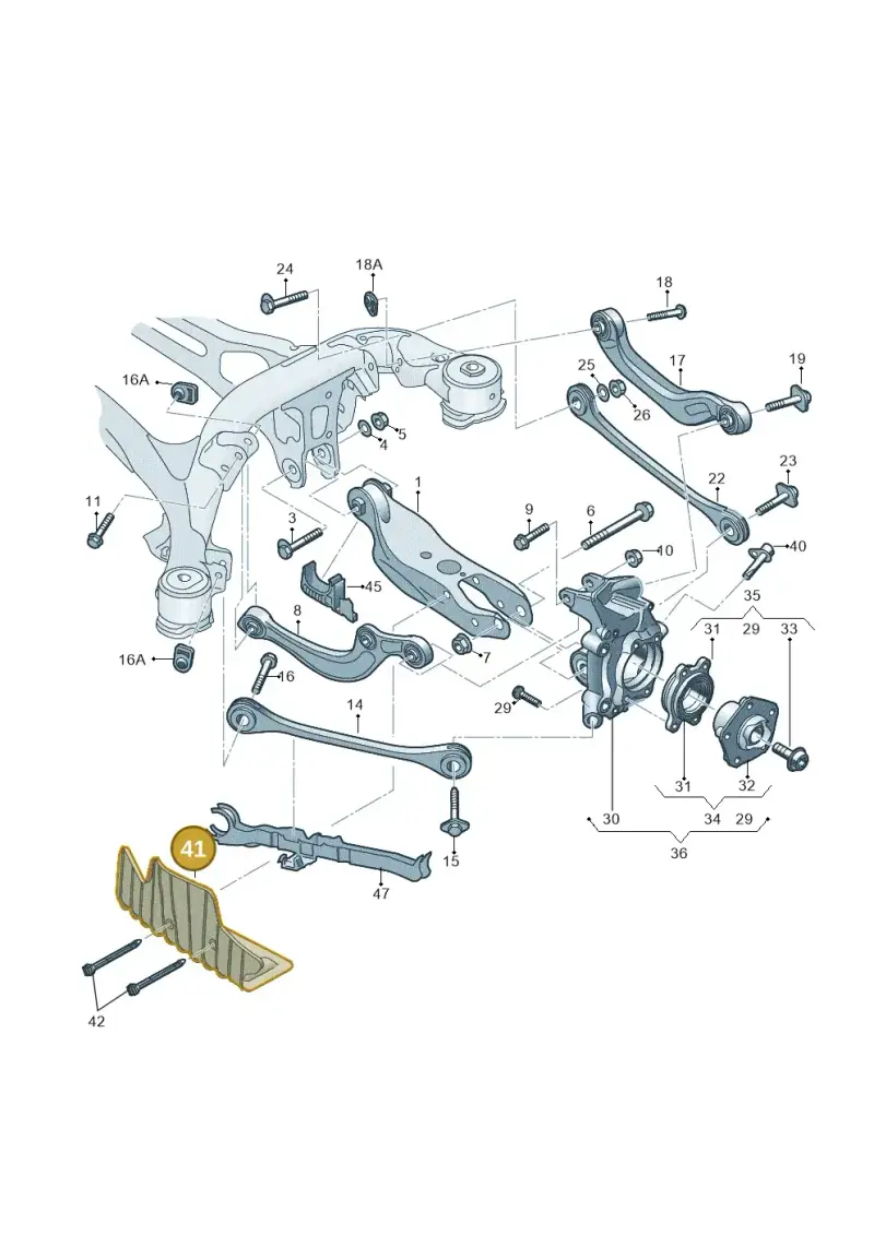 4M0505416C — Audi Q8 e-tron (2018-2020) diagram 435505300, position 41