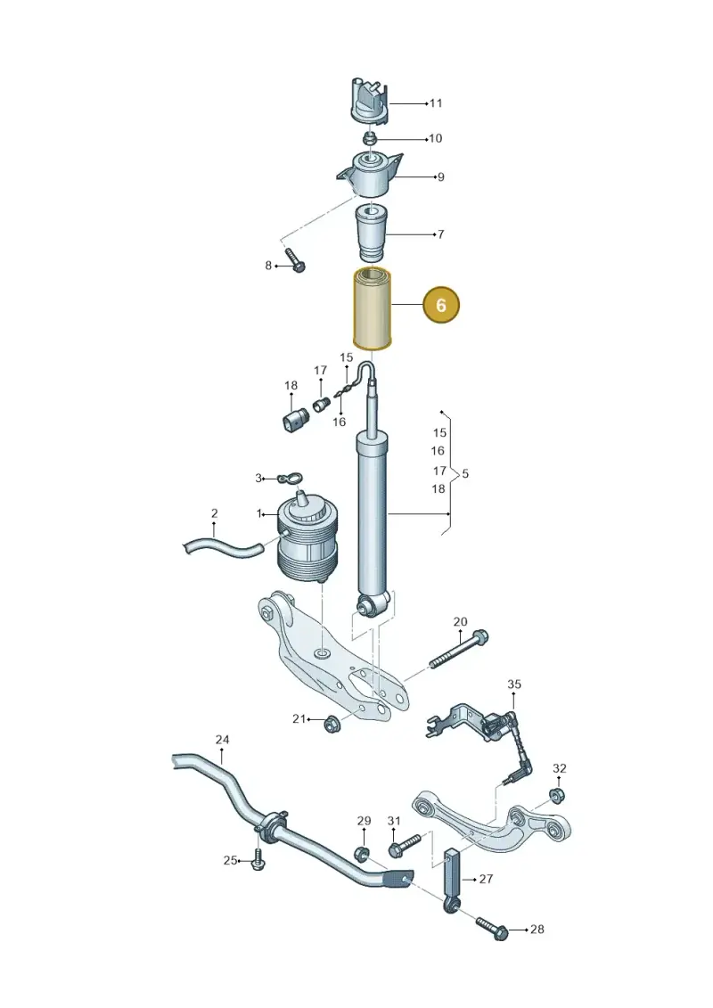 4M0512137D — Audi E-tron (2020-2023) diagram 586511010, position 6