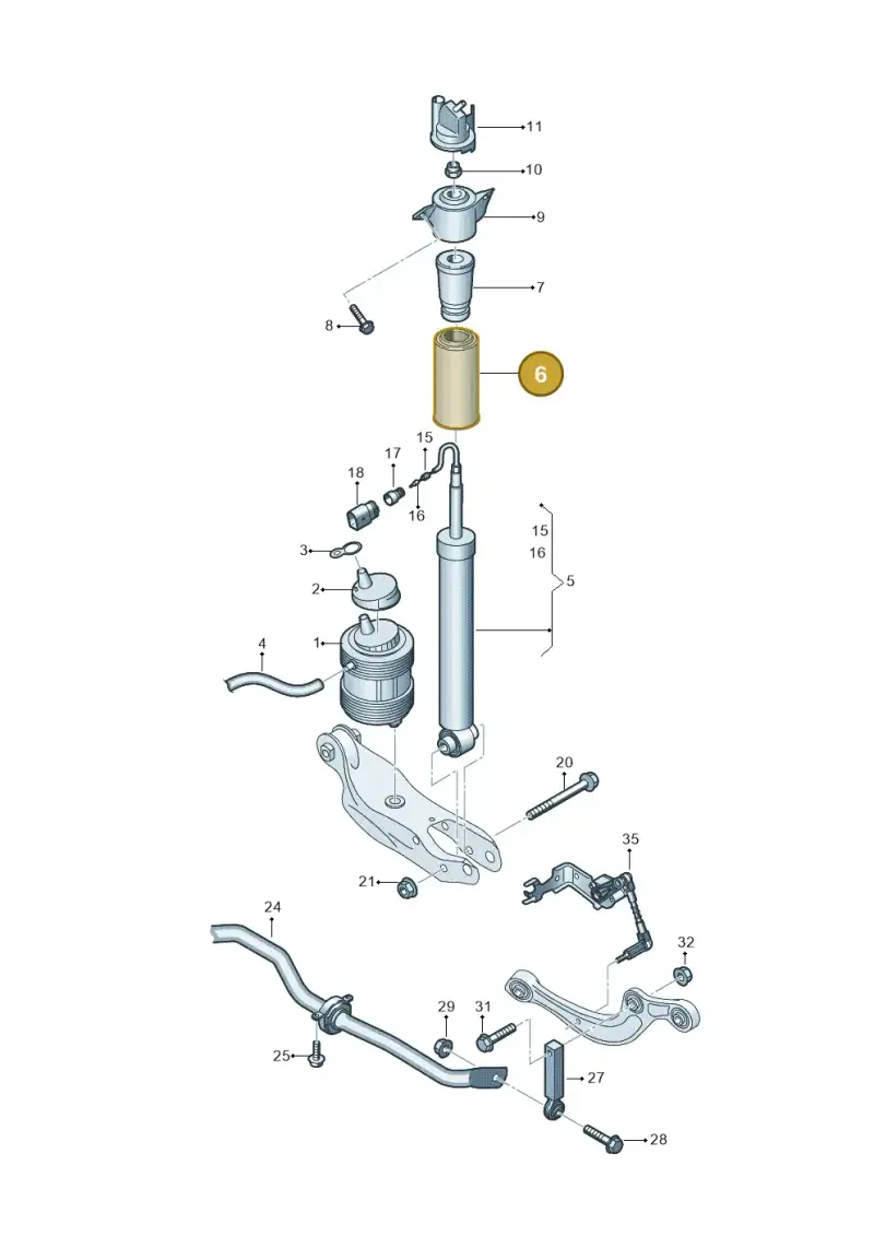 4M0512137D — Audi Q8 e-tron (2018-2020) diagram 586511150, position 6