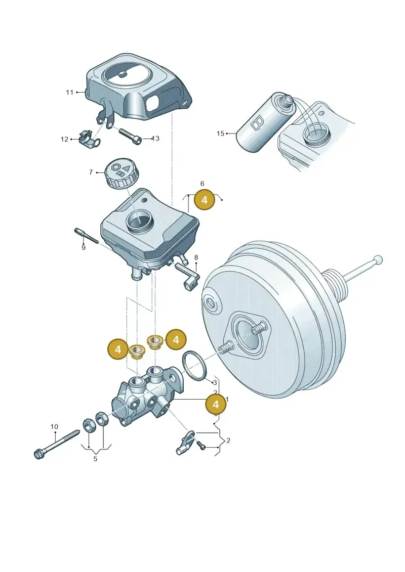 4M0611817 — Audi RS6 Avant (2019-) diagram 435611100, position 4