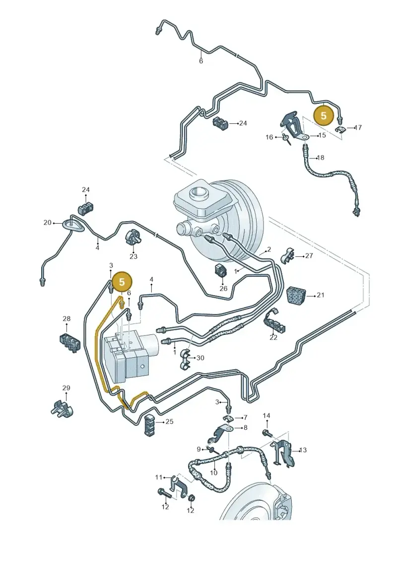 4M0614725M — Audi RS Q8 Quattro (2019-) diagram 859611200, position 5